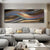 Fließende Regenbogen abstrakte Wandkunst Feine Kunst Leinwanddruck Breitformat Moderne Farben Bilder für über das Bett oder über das Wohnzimmer Sofa | Karnz