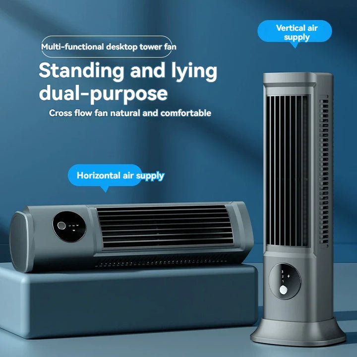 Towerless Ultra Cool Air Conditioning Desktop Fan | Karnz