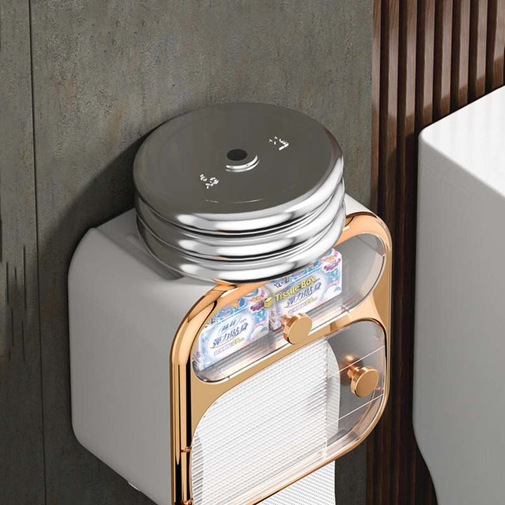 Karnz | MultiBox wandmontierte Toilettenpapier Handtuch Aufbewahrungsbox