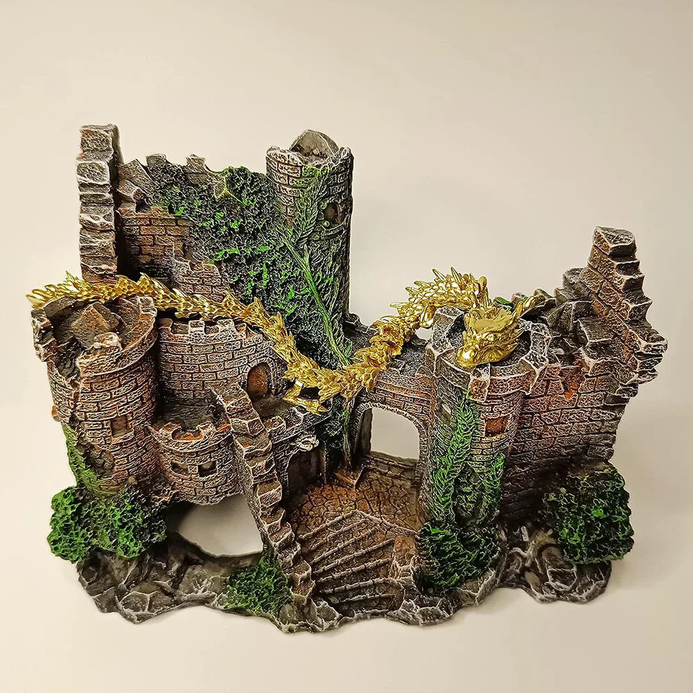 Mystische Schuppen 3D Messing Drache Wohnkultur