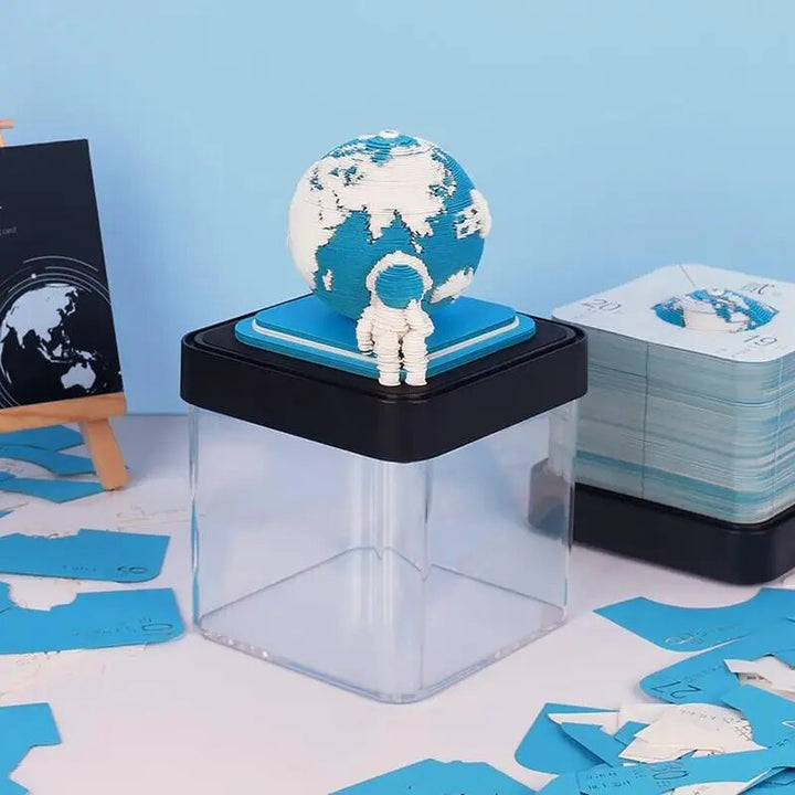 3D Earth Wanderer Kalender Memo Pad | Karnz