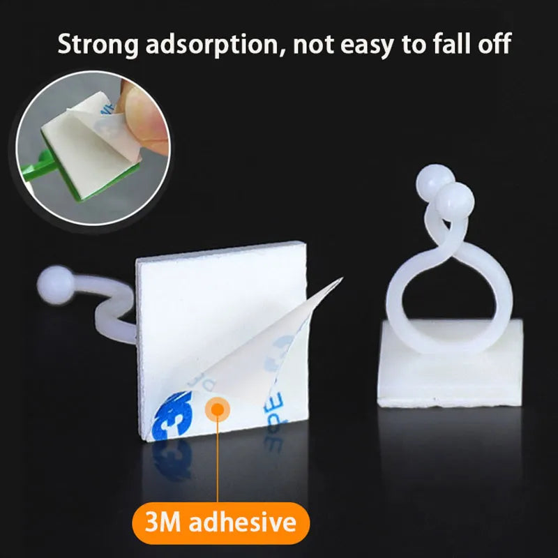 Selbstklebende Pflanzenhalter Mini Wandclips | Karnz
