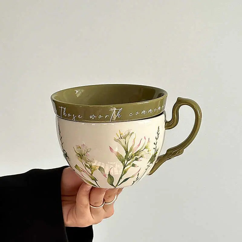 Flüsternde Wiesenblumen Tasse