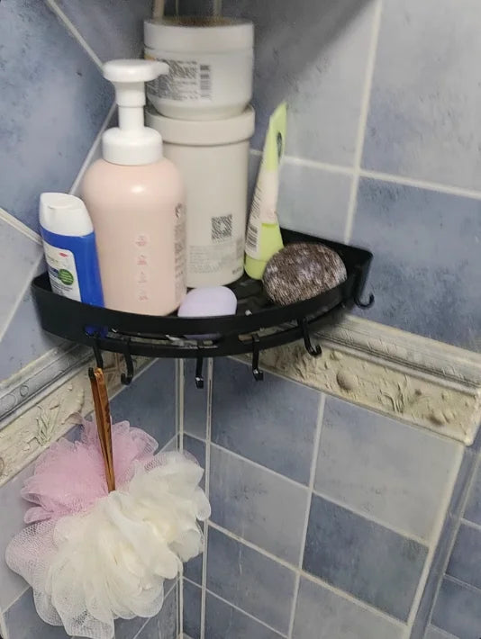 AQUAFIX Selbstklebender Duschorganizer – Stark haftend, bohrfrei & wasserdicht Karnz