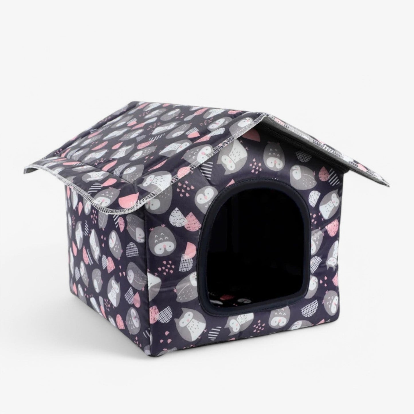 Wetterfeste Tierhaus "CozyNest" für Katzen und kleine Hunde | Karnz