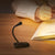 Mini Buchlicht - Tragbares Clip-On Nachtlicht mit USB-Ladung, dimmbares LED für Schlafzimmer, Augenschutz und Camping - 360° Flip Clip Buchlampe