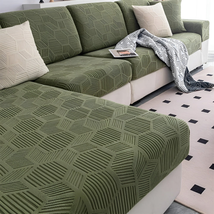 Jacquard-Sofa-Hosen mit geometrischer Patrouille - Zacht und Tierwelt | Ideal zum Schutz und für gemütliche Wohnräume
