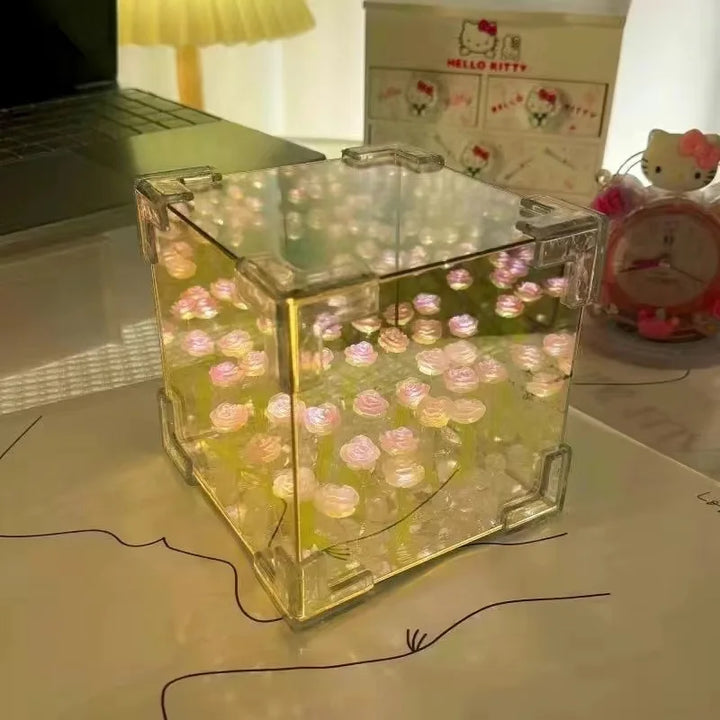 Diy Tulpenblumenmeerwürfelampe
