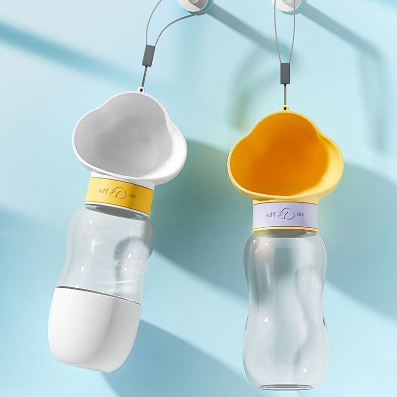 2in1 Smart Pet Tragbare Wasserflasche Futterspender | Karnz