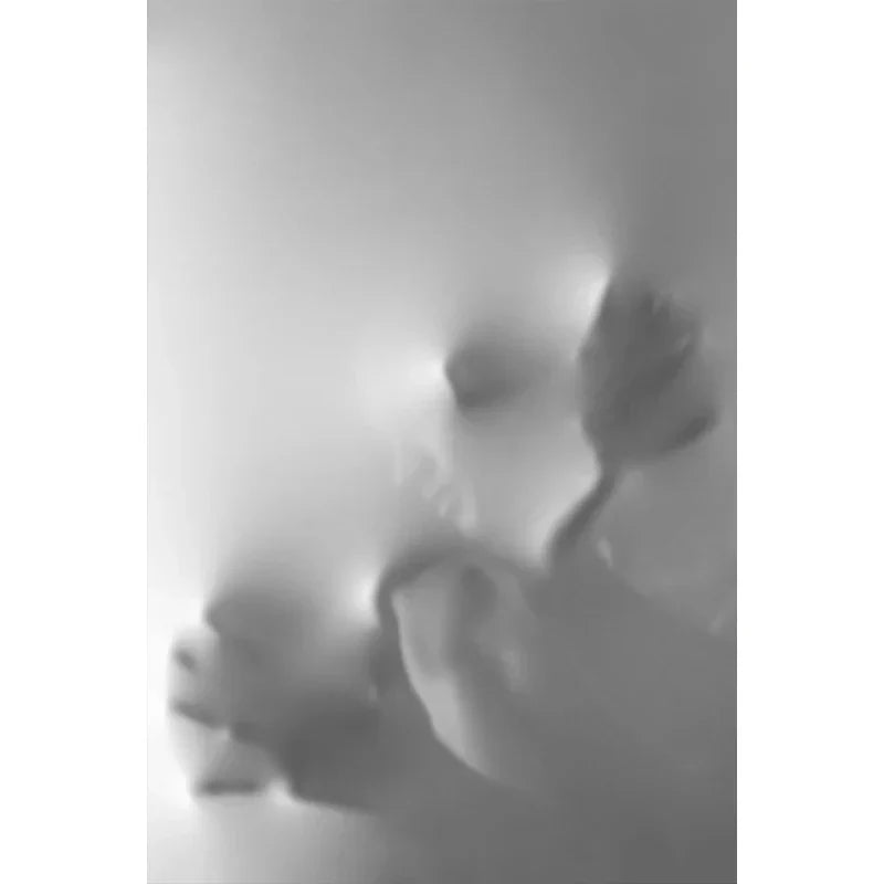 Moderne Kunst Abstrakte Gespenstische Figuren In Der Wand Leinwanddrucke Schwarz Weiß Wandkunst Poster Bilder Für Wohnzimmer Schlafzimmer Kunst Dekor | Karnz