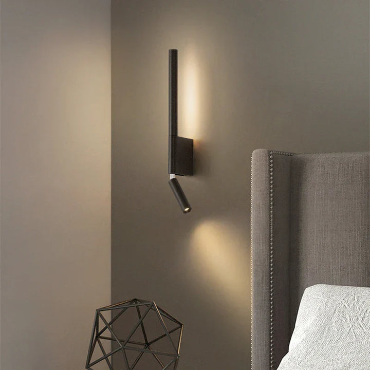 Moderne LED Wandleuchte für Schlafzimmer, Verstellbare Wandlampe im Hotelstil | Karnz
