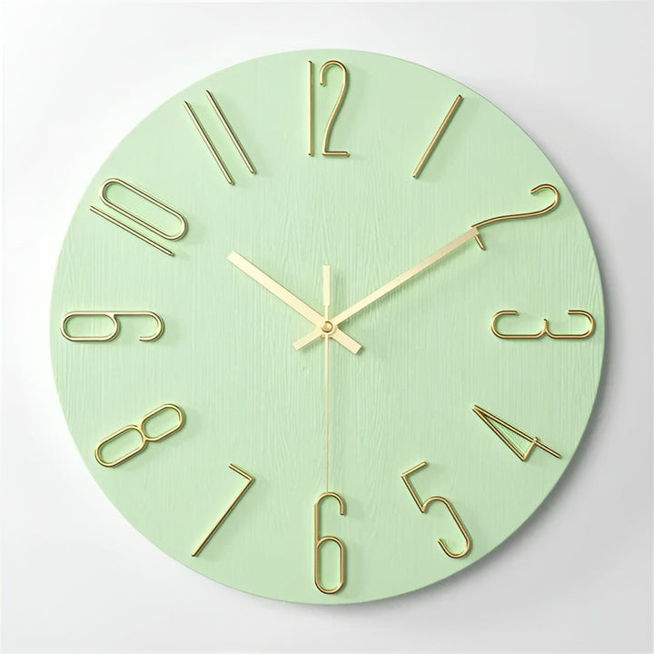 3D Wanduhr – Modern und Elegant | Dekorative Wanduhr für Wohnzimmer und Büro | Karnz