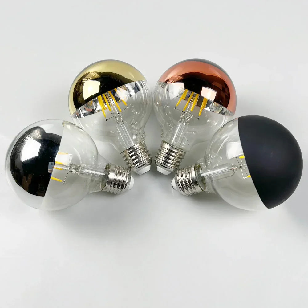 Vintage LED Glühbirne – Retro Tischleuchte mit Holzsockel | Karnz