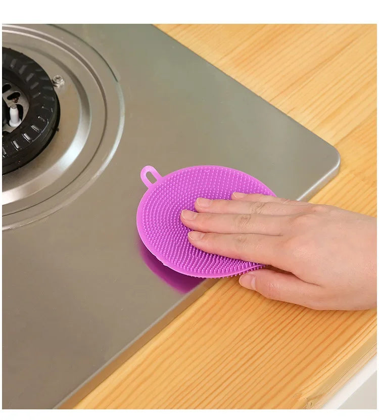 CleanFlex – Silikon Geschirr Bürste & Multifunktionale Küchen Scrubber Pad Karnz