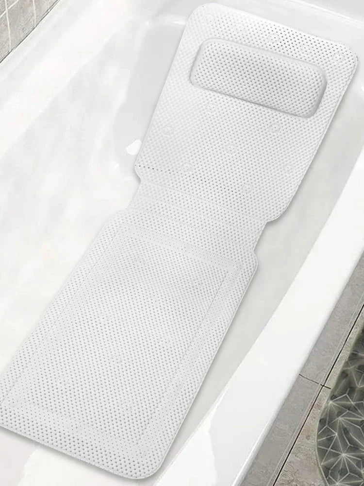HydroComfort Rutschsichere Badewannenmatte mit Kissen Karnz