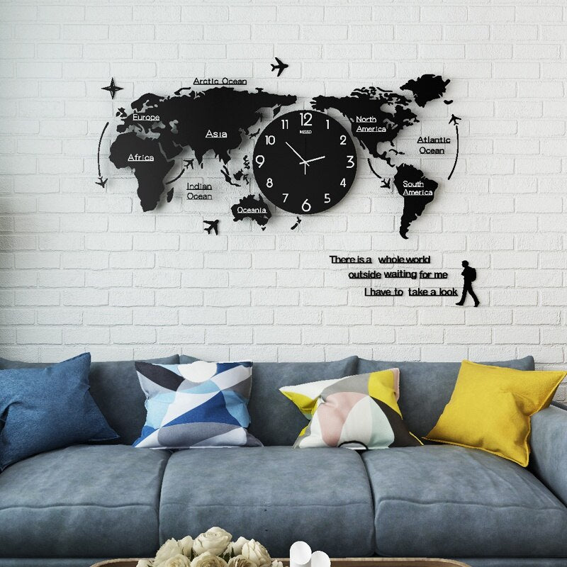 Karnz | Artsy Time Einzigartige Acryl 3D DIY Wanduhr