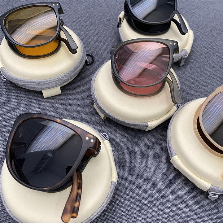 Karnz | Anti-UV faltbare Mode Flex klare Sicht Sonnenbrille