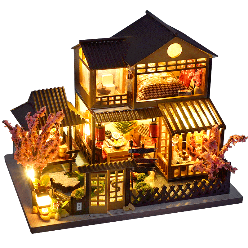 Miniatur DIY Japanische Bauspielzeug-Kit | Karnz