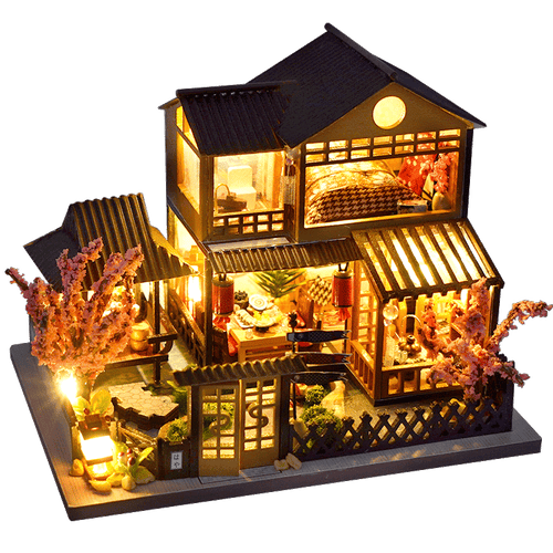 Miniatur DIY Japanische Bau Spielzeuge Set | Karnz