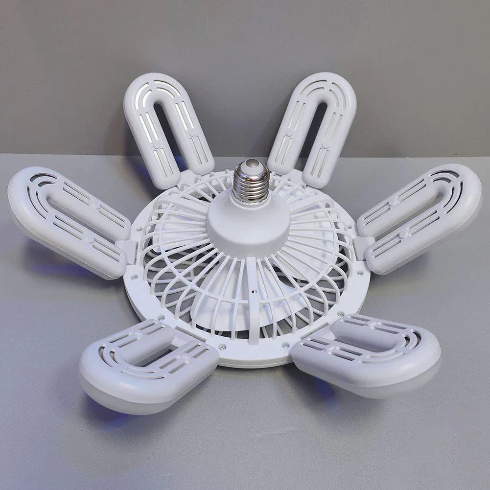 Silent Adjustable Remote Control Ceiling Foldable Fan Lamp | Karnz