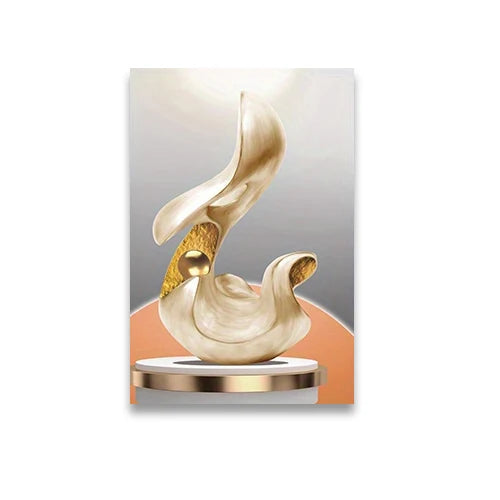 Moderne Ästhetik Abstrakte Stillleben Wandkunst Fine Art Leinwanddrucke Licht Luxus Bilder Für Wohnzimmer Esszimmer Home Office Dekor | Karnz