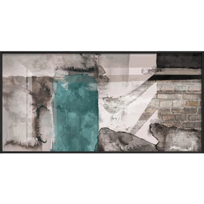 Städtische Abstrakt Grau Grün Große Größen Wandkunst Fine Art Leinwanddruck Bild Für Stadtwohnung Wohnzimmer Esszimmer Home & Office Decor | Karnz