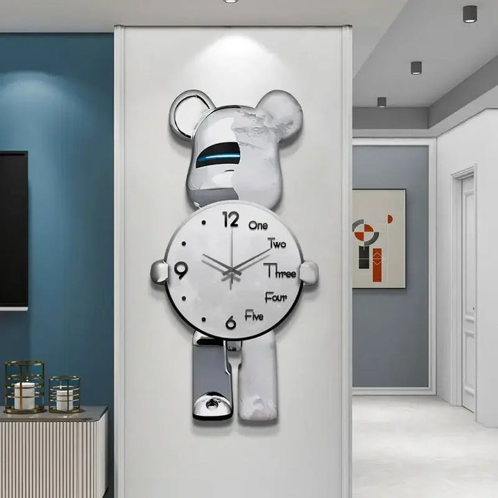 Glowing Star Bear LED Wanduhr | Karnz