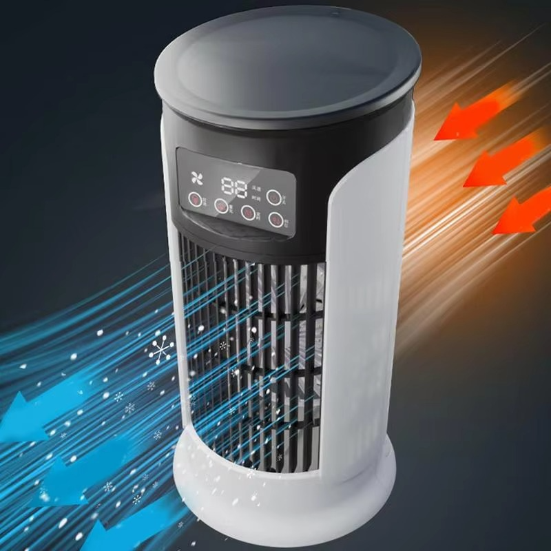 Tragbare Klimaanlagenventilator Verdunstungskühler USB Leise Timer Raumkühlung Kleiner 10 oz Wassertank Persönlicher Kühler Einstellbar | Karnz