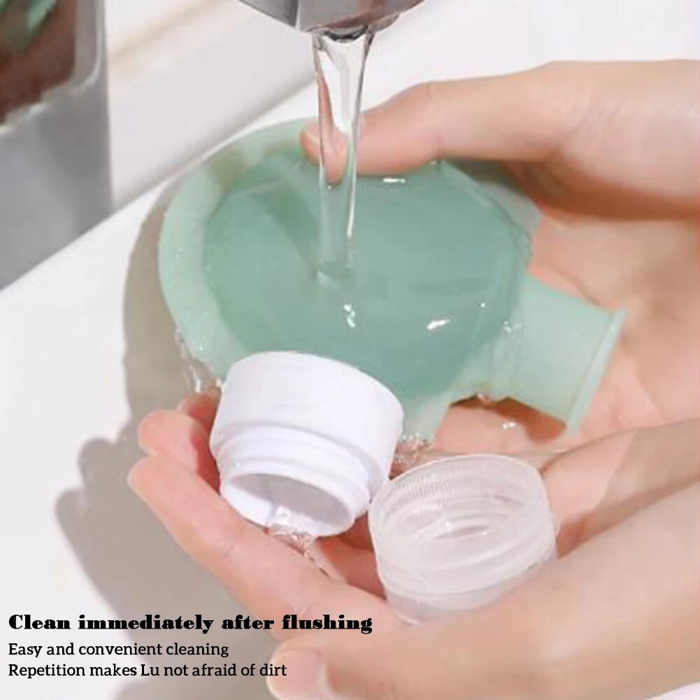 Auslaufsichere Silikonquetschflasche Reiseflüssigkeitsdispenser | Karnz