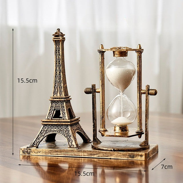 Time Charmer Metall Sanduhr Dekor | Karnz