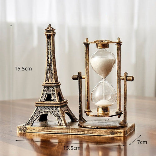 Time Charmer Metall Sanduhr Dekor | Karnz