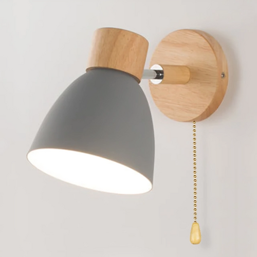 Minimalistische skandinavische Wandlampe – Nordic Design für Schlafzimmer und Wohnzimmer | LED-Beleuchtung | Karnz