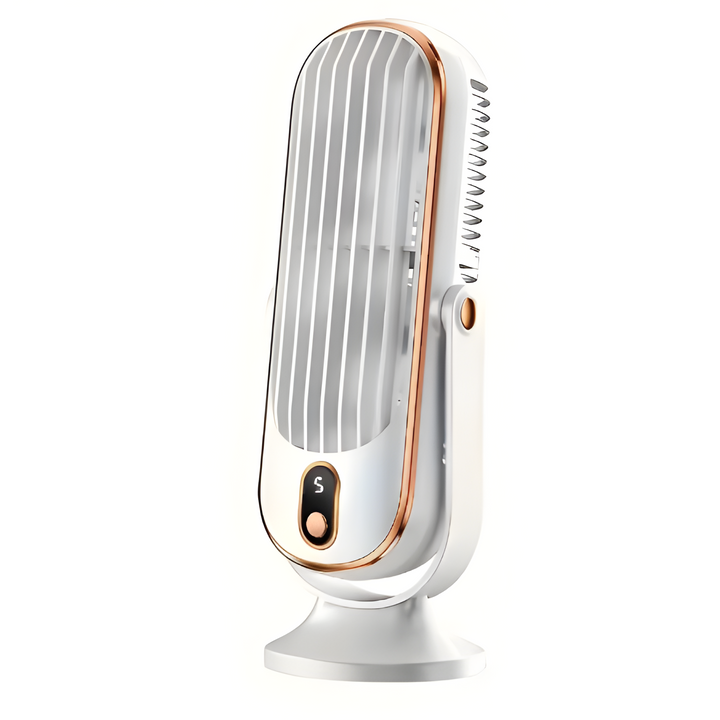 Kompakter Hochleistungs Tragbarer Schreibtischventilator - USB Aufladbar | Karnz