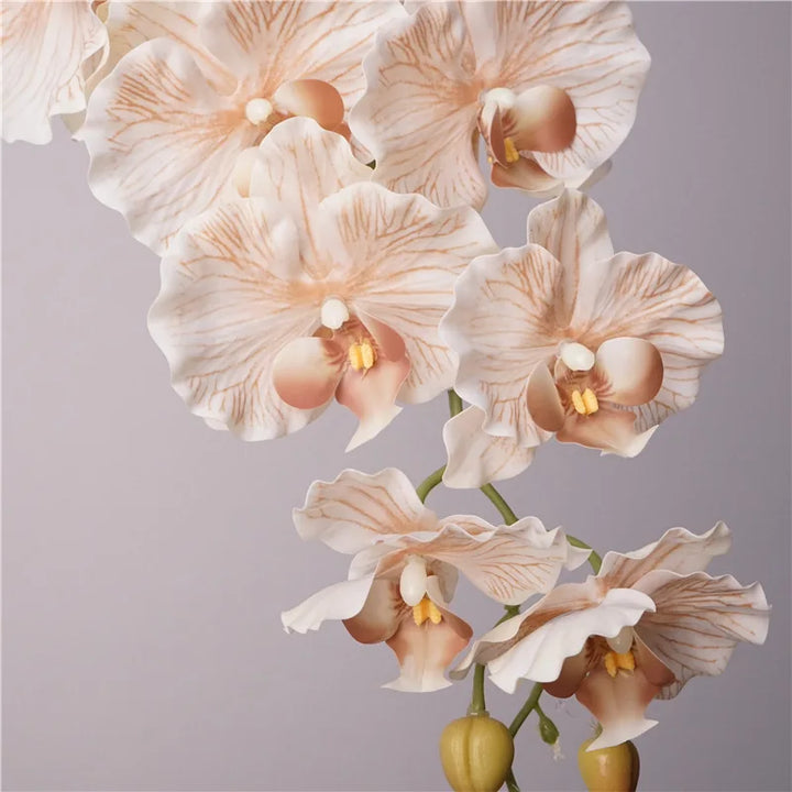 9-köpfige künstliche Phalaenopsis-Blume