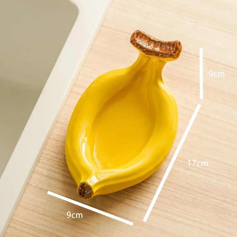 Kreative Keramische Bananenseifenbox | Karnz