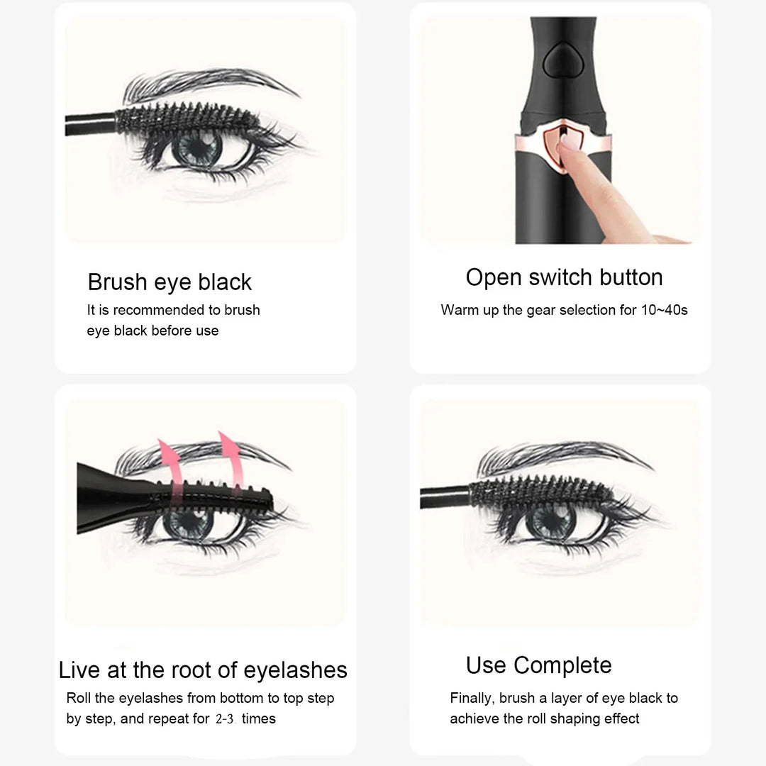 Karnz | Praktisches Beauty Anti-Brennungs Elektrisches Wimpernwickelgerät