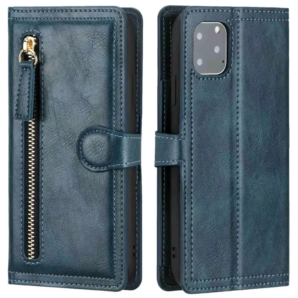 Premium-Leder-iPhone-Klapphülle mit Ständer
