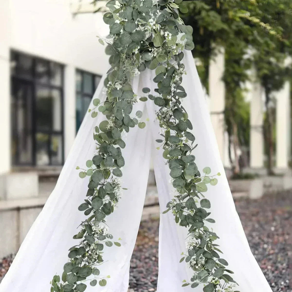 Karnz | Eukalyptus Girlande Set | 2 Teile | 180 cm | Realistisch & Wartungsfrei