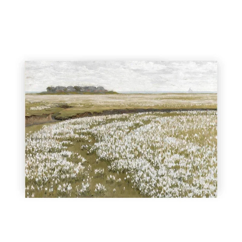 Klassische Vintage Sommer Landschaften Fine Art Leinwanddrucke Galerie Wandkunst Bilder für Wohnzimmer Esszimmer Schlafzimmer Wohnkultur | Karnz