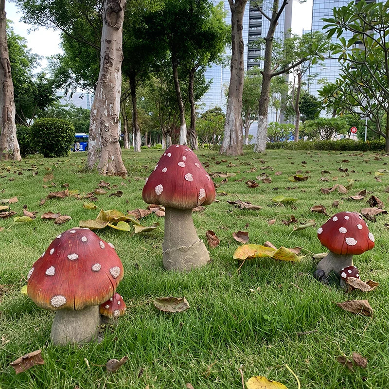 Outdoor Fee Pilz Harz Garten Dekor | Karnz