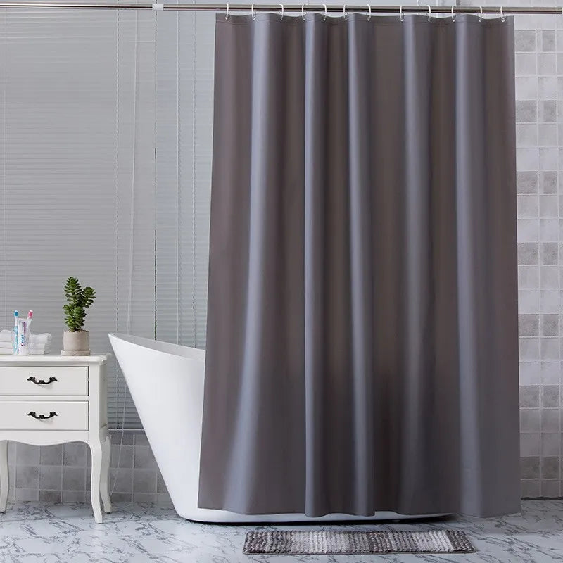 AquaPure Duschvorhang – Umweltfreundlich & Wasserdicht Karnz