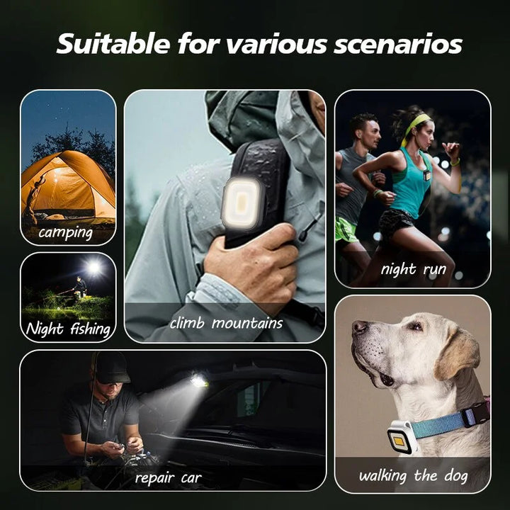 Mini leistungsstarke tragbare Clip-on Campinglampe | Karnz