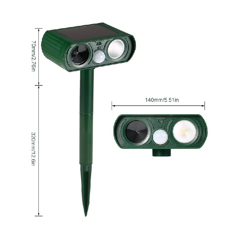 Solar Powered Ultrasonic Animal Repeller | Karnz
