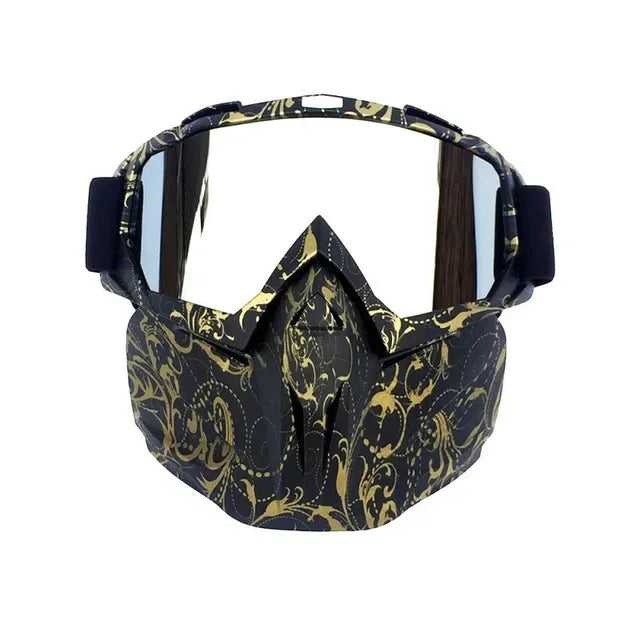 Schneeninja-Maske mit Schutzbrille