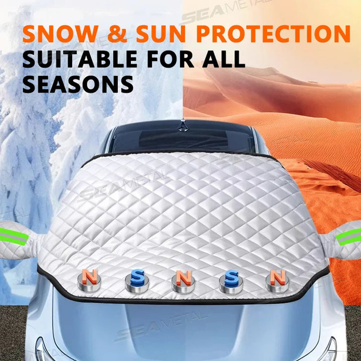 Karnz | FrostGuard Pro | 5-Layer Wind Protection Cover | Magnetic & Windproof | Complete Ice Protection