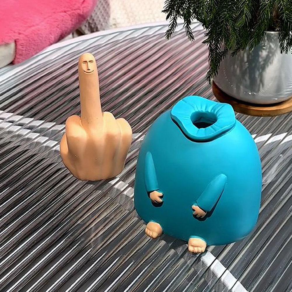 Happy Middle Finger Lustige Tisch Dekoration | Karnz
