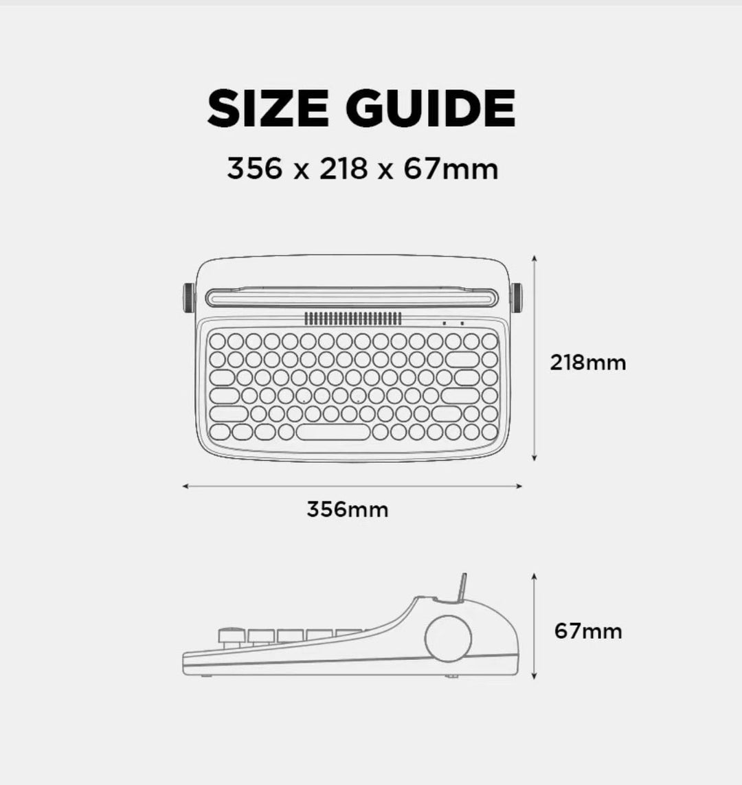 Karnz | Mechanischer Touch Kreatives Kabelloses Keyboard