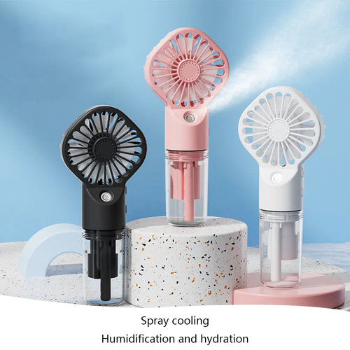 Handheld Mini Klimaanlage USB wiederaufladbarer tragbarer Luftbefeuchter Sprühkühler Kühlspray Luftbefeuchter Ventilator für Zuhause/Büro/Wohnheim | Karnz