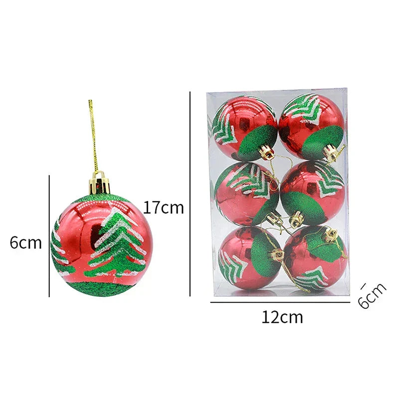 Elegante Schneeflocken Weihnachtskugeln Set – Hochwertige Christbaumkugeln in Rot, Weiß und Gold, perfekt für festliche Baumdeko zu Weihnachten | Karnz