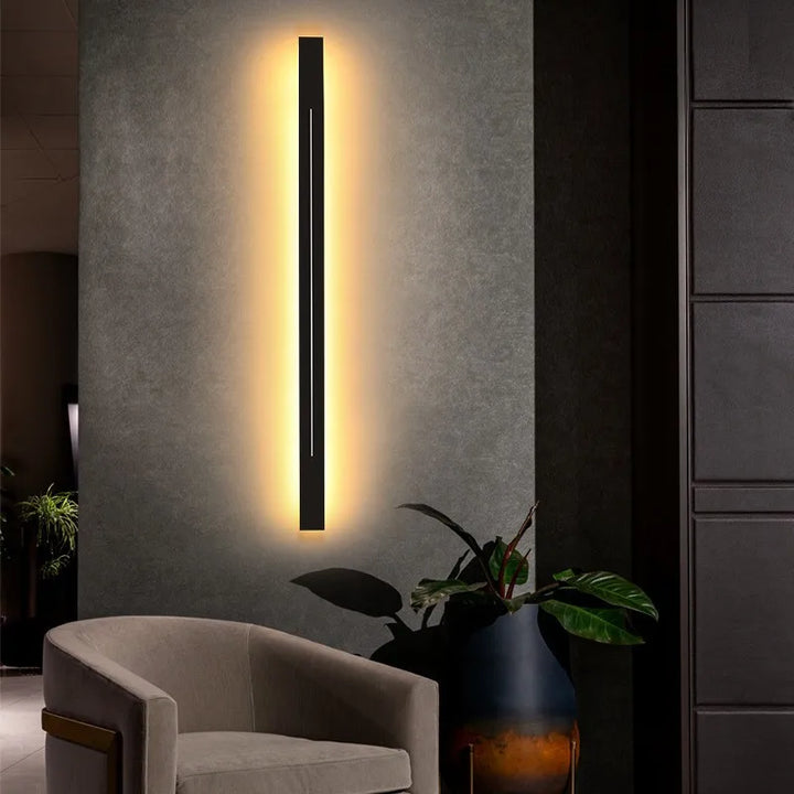 Wandleuchte aus Metall und Acryl für Wohnzimmer Schlafzimmer Karnz